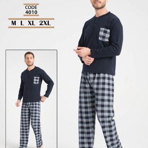 Пижама Vehuiah (M-2XL) 4010 d.grey (деми) Vehuiah 4010 d.grey