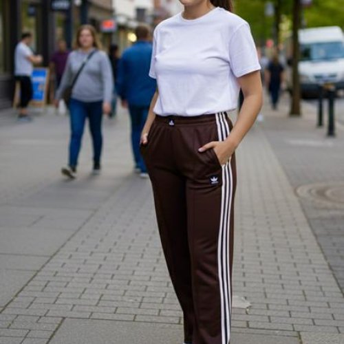 Штаны спорт Newe (M-XL) NW829 brown (деми) Newe NW829 brown