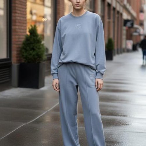 Штаны спорт Newe (M-XL) NW836 grey (деми) Newe NW836 grey