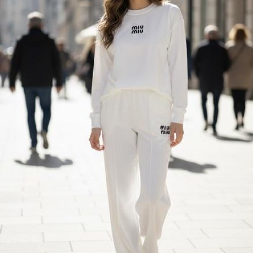 Штаны спорт Newe (M-XL) NW838 white (деми) Newe NW838 white