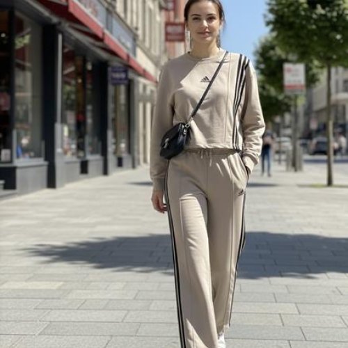 Штаны спорт Newe (M-XL) NW844 beige (деми) Newe NW844 beige