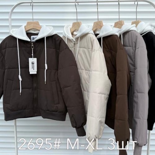 Куртка Style Nadezhda (M-XL) 2695 l.brown (деми) Style Nadezhda 2695 l.brown