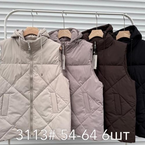 Жилетка Style Nadezhda (54-64) 3113 black (деми) Style Nadezhda 3113 black