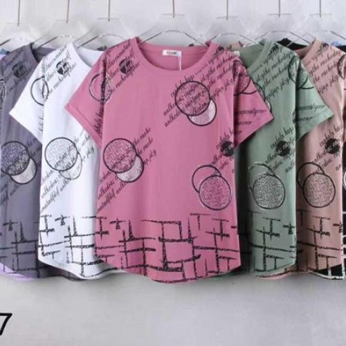 Футболка Style Nadezhda (48-52) 6617 mix (лето) Style Nadezhda 6617 mix