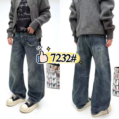 Джинсы God Baron (S-2XL) 7232 blue (деми) God Baron 7232 blue