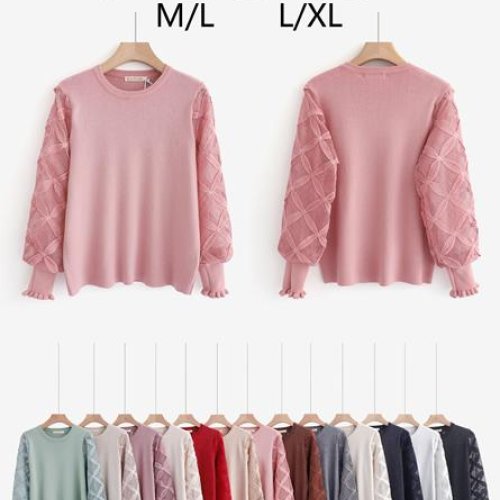 Свитер Anne-Kiss me (M-XL) A5583 mix (деми) Anne-Kiss me A5583 mix