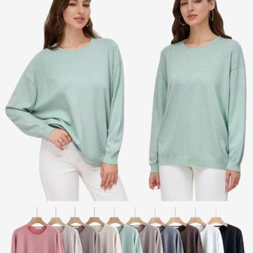 Свитер Anne-Kiss me (2XL-4XL) A5618 mix (деми) Anne-Kiss me A5618 mix