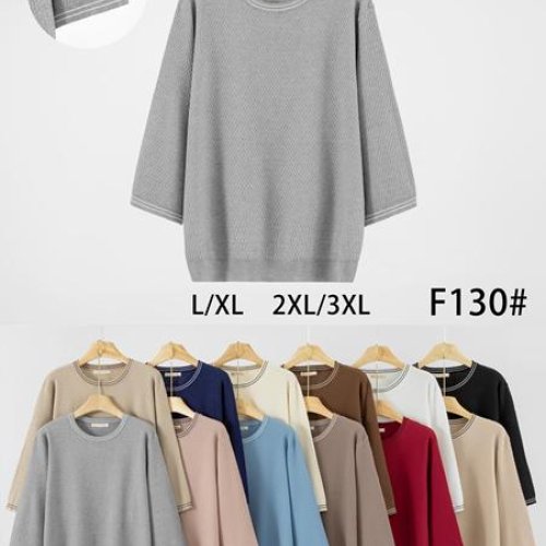 Свитер Anne-Kiss me (L-3XL) F130 mix (деми) Anne-Kiss me F130 mix