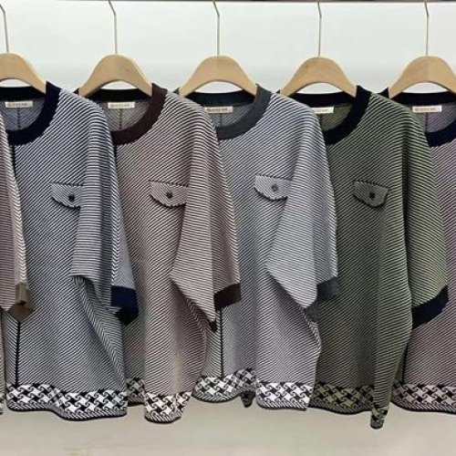 Свитер Anne-Kiss me (XL-3XL) K876 mix (деми) Anne-Kiss me K876 mix