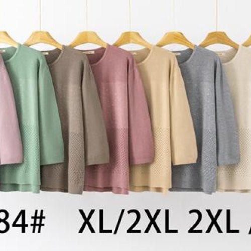 Свитер Anne-Kiss me (XL-3XL) Q2184 mix (деми) Anne-Kiss me Q2184 mix