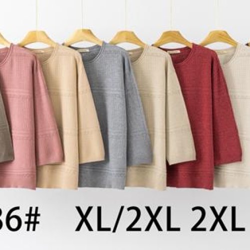 Свитер Anne-Kiss me (XL-3XL) Q2186 mix (деми) Anne-Kiss me Q2186 mix