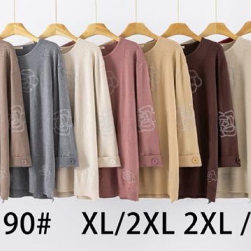 Свитер Anne-Kiss me (XL-3XL) Q2190 mix (деми) Anne-Kiss me Q2190 mix