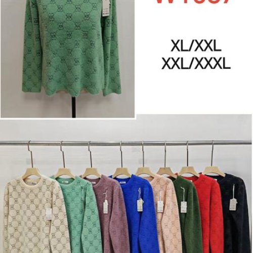 Свитер Anne-Kiss me (XL-3XL) W1067 mix (зима) Anne-Kiss me W1067 mix