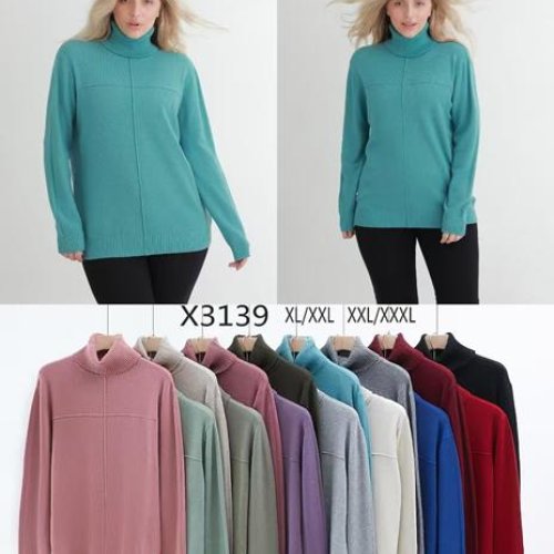 Свитер Anne-Kiss me (XL-3XL) X3139 mix (зима) Anne-Kiss me X3139 mix