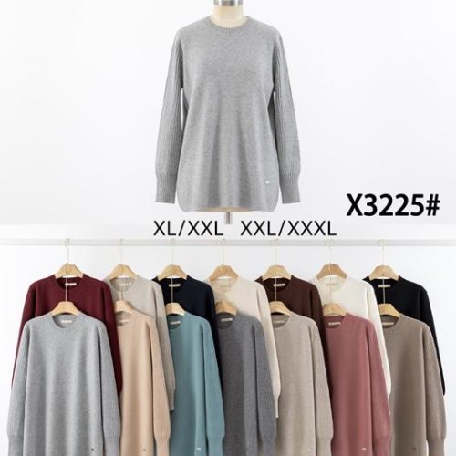 Свитер Anne-Kiss me (XL-3XL) X3225 mix (деми) Anne-Kiss me X3225 mix