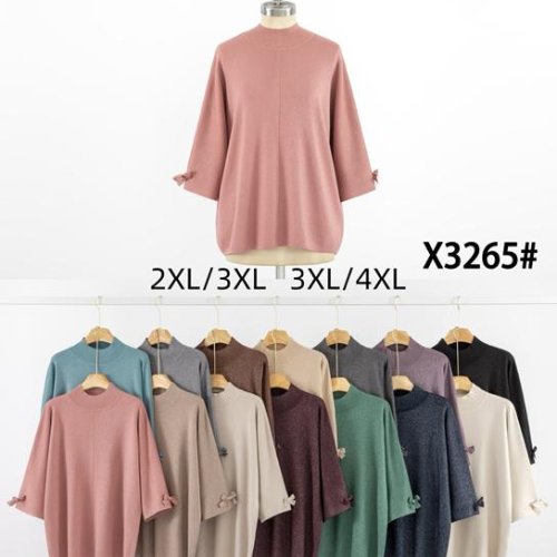 Свитер Anne-Kiss me (2XL-4XL) X3265 mix (деми) Anne-Kiss me X3265 mix