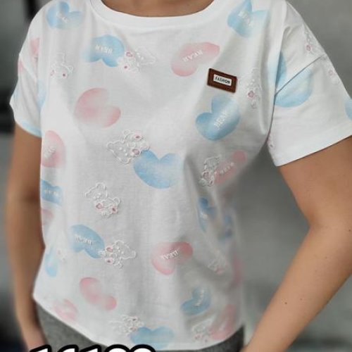 Футболка Style Nadezhda (one size) 16122 white (лето) Style Nadezhda 16122 white