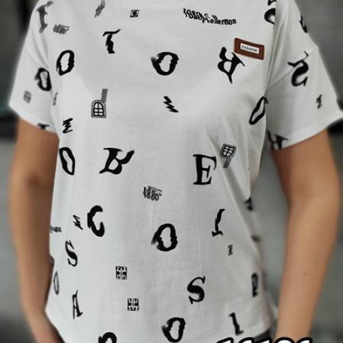 Футболка Style Nadezhda (one size) 16126 white (лето) Style Nadezhda 16126 white