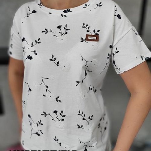 Футболка Style Nadezhda (one size) 16305 white (лето) Style Nadezhda 16305 white