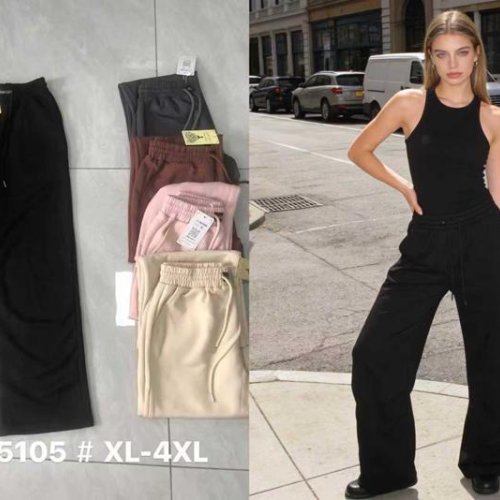 Штаны спорт Style Nadezhda (44-50) K5105 grey (деми) Style Nadezhda K5105 grey