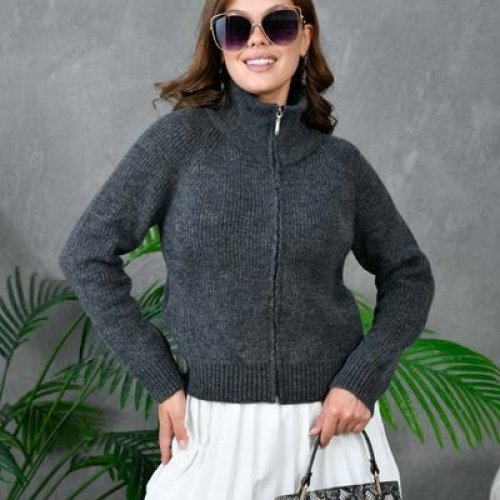 Кофта Style Nadezhda (one size) SN114 d.grey (деми) Style Nadezhda SN114 d.grey