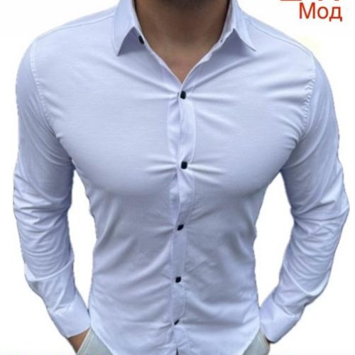 Рубашка Надийка (46-54) ND528-247 white (деми) Надийка ND528-247 white