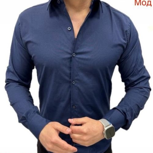 Рубашка Надийка (46-54) ND530-248 navy (деми) Надийка ND530-248 navy