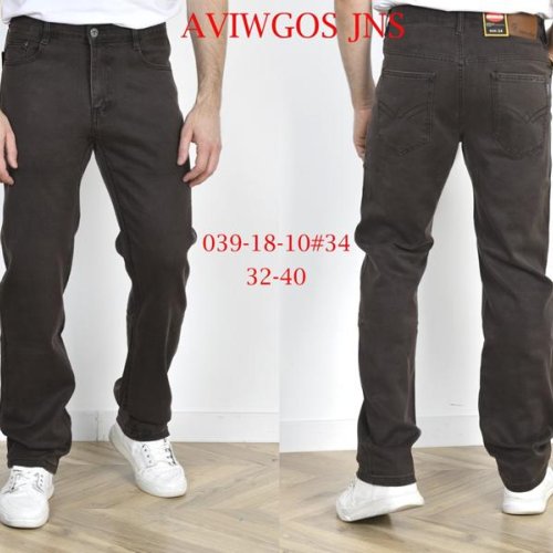 Джинсы Vingvgs (32-40) 039-18-10 brown (деми) Vingvgs 039-18-10 brown