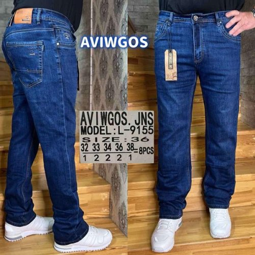 Джинсы Vingvgs (32-38) L9155 blue (деми) Vingvgs L9155 blue