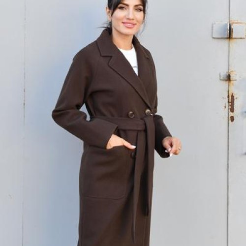 Пальто Style Nadezhda (42-50) 602 brown (деми) Style Nadezhda 602 brown