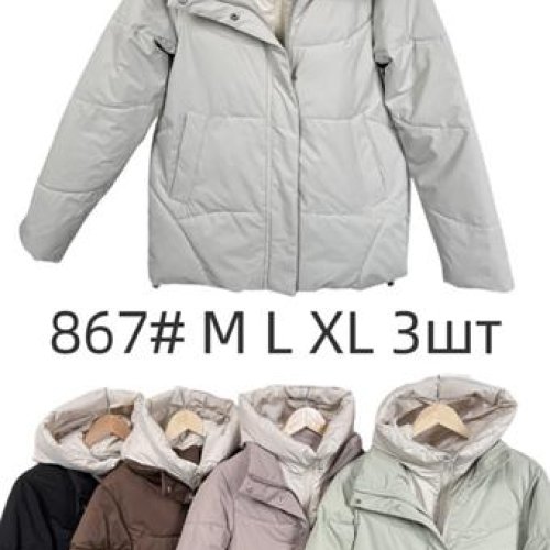 Куртка Style Nadezhda (M-XL) 867 brown (деми) Style Nadezhda 867 brown