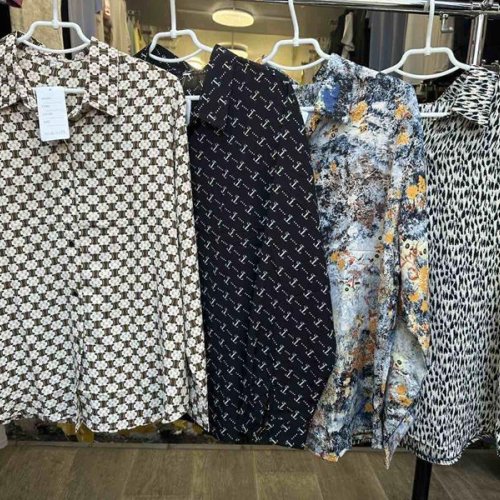 Рубашка Style Nadezhda (XL-4XL) 8803 white-black (деми) Style Nadezhda 8803 white-black