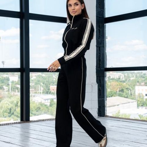 Костюм спорт AZNA (2XS-M) Д157 black (деми) AZNA Д157 black