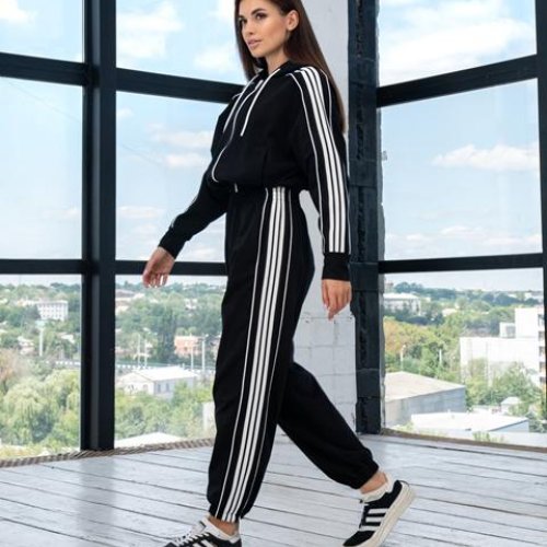 Костюм спорт AZNA (2XS-M) Д151 black (деми) AZNA Д151 black