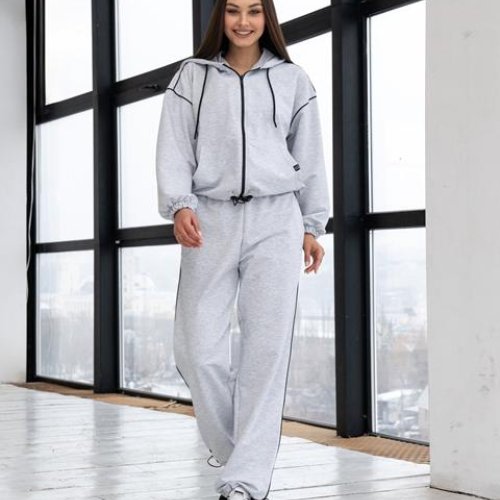 Костюм спорт AZNA (XS-L) Д120 l.grey (деми) AZNA Д120 l.grey