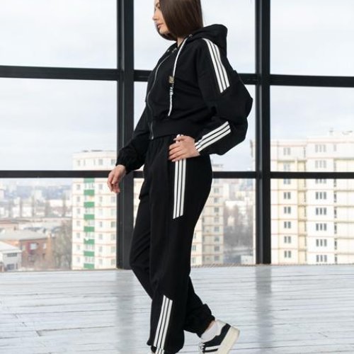 Костюм спорт AZNA (XS-L) Д128 black (деми) AZNA Д128 black