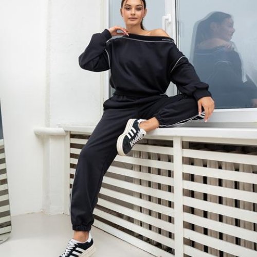 Костюм спорт AZNA (XS-L) ДП179 d.grey (деми) AZNA ДП179 d.grey