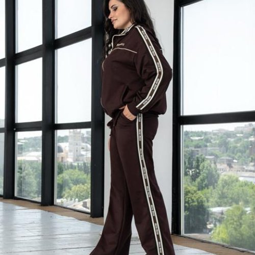 Костюм спорт AZNA (XL-4XL) Д147 brown (деми) AZNA Д147 brown