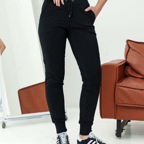 Штаны спорт AZNA (S-XL) Б11 black (деми) AZNA Б11 black