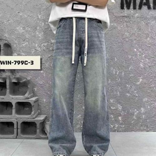 Джинсы Baron Jeans (M-3XL) 799C-3 l.blue (деми) Baron Jeans 799C-3 l.blue