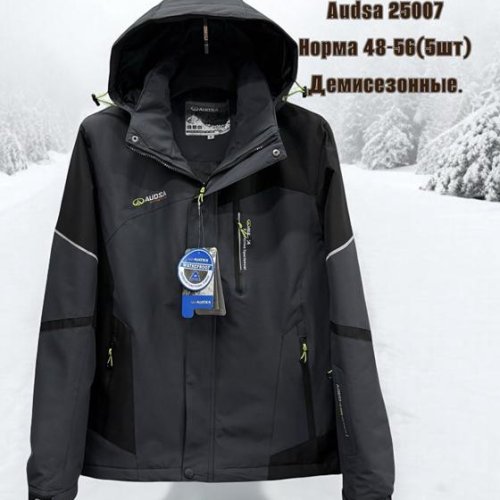 Куртка LiOpt (48-56) 25007 black (деми) LiOpt 25007 black