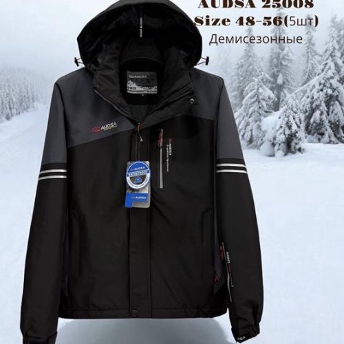 Куртка LiOpt (48-56) 25008 black (деми) LiOpt 25008 black