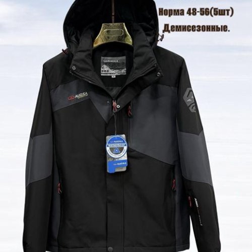 Куртка LiOpt (48-56) 25013 black (деми) LiOpt 25013 black