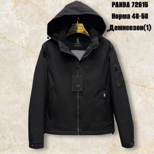 Куртка LiOpt (48-58) 72615-1 black (деми) LiOpt 72615-1 black