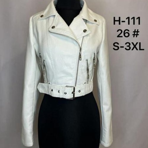 Куртка LiOpt (S-3XL) H111-26 white (деми) LiOpt H111-26 white