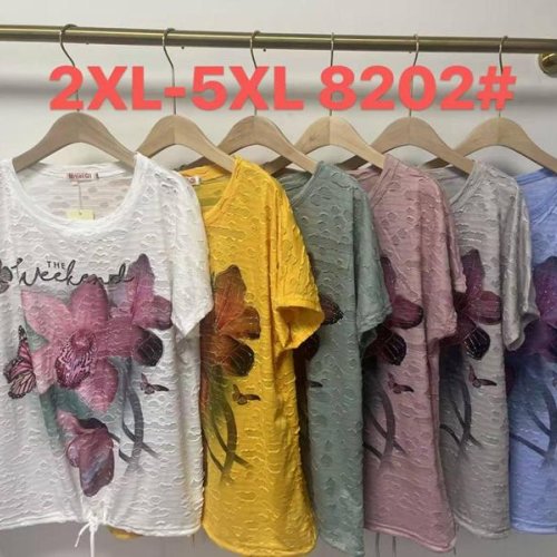 Футболка Monarlir (2XL-5XL) 8202Д yellow (лето) Monarlir 8202Д yellow