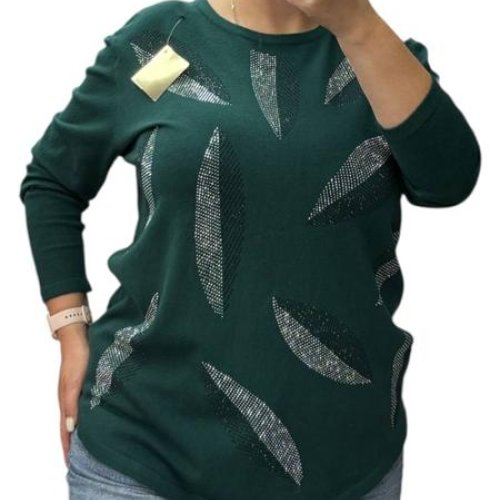 Свитер LeVisha (52-60) 25221 green (деми) LeVisha 25221 green