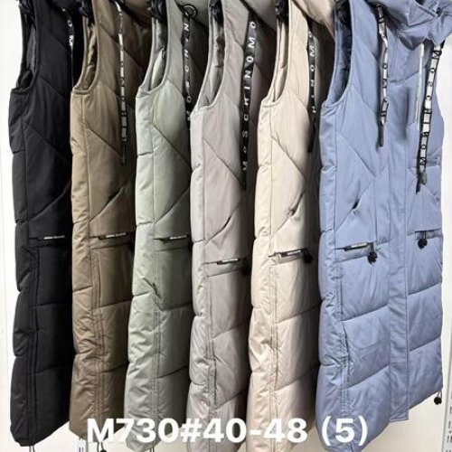 Жилетка Jacket (40-48) M730 black (деми) Jacket M730 black