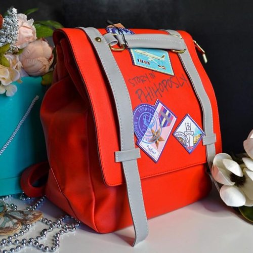 Рюкзак Luna-bag (34*30*11) 8112 red (деми) Luna-bag 8112 red