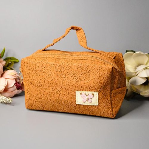 Косметичка Luna-bag (20*14*9) 24-322 camel (деми) Luna-bag 24-322 camel